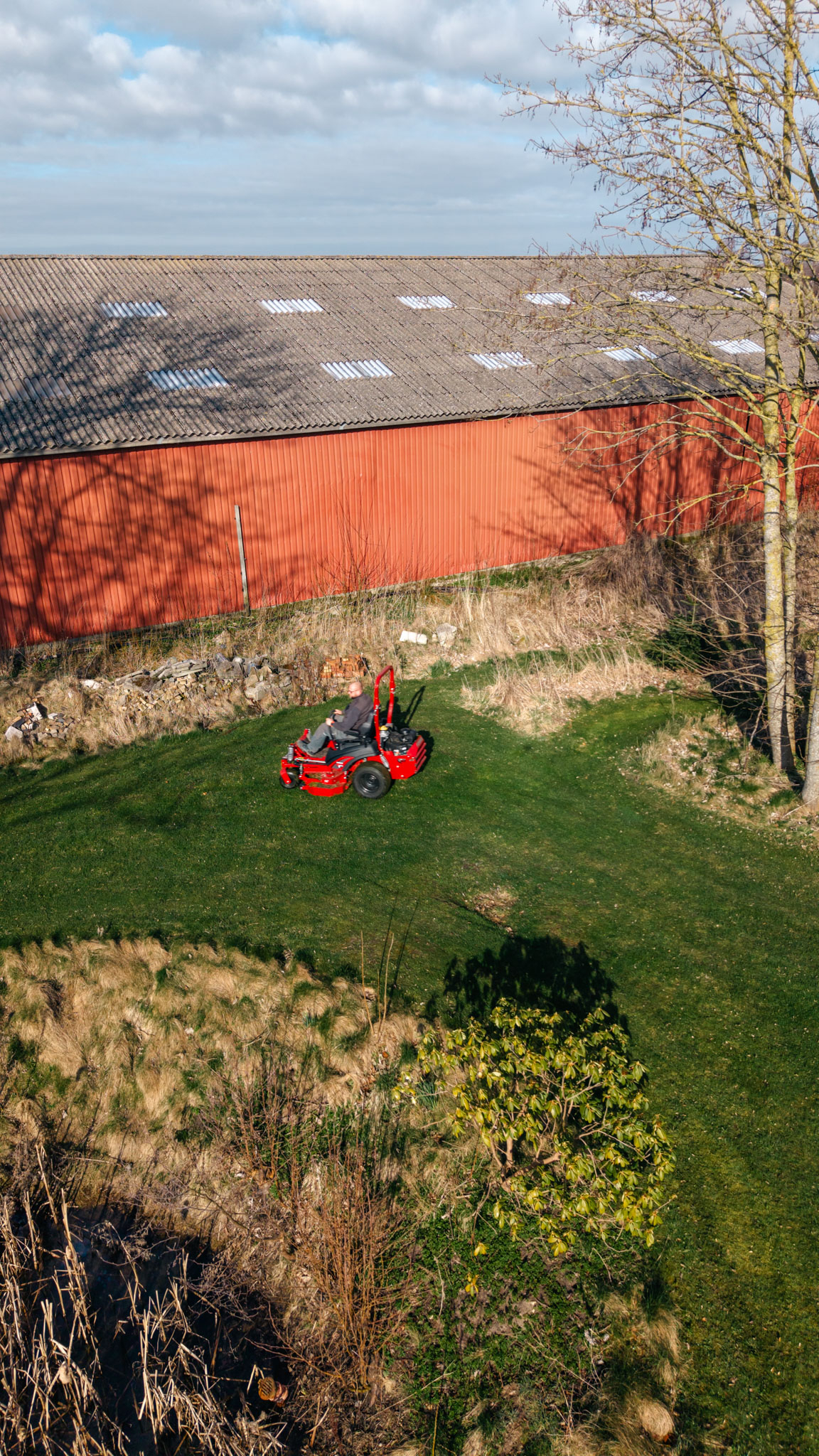 Græsslåning i Nordsjælland